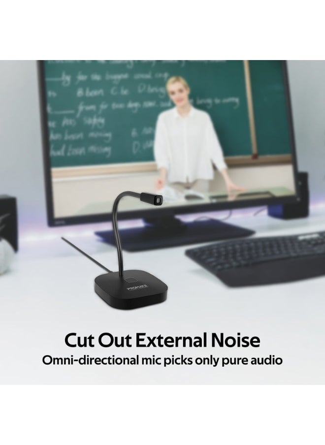 Promate ProMic-1 High Definition Omni-Directional Microphone with Flexible Gooseneck