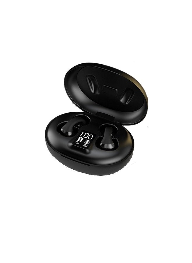 Clip-On Open-Ear Headphones, Secure Fit for Sports, HiFi Sound Quality, 36-Hour Battery Life, LED Power Display, IPX5 Waterproof  Bluetooth 5.3, Low Latency for Gaming, Fast Charging, Full Device Co