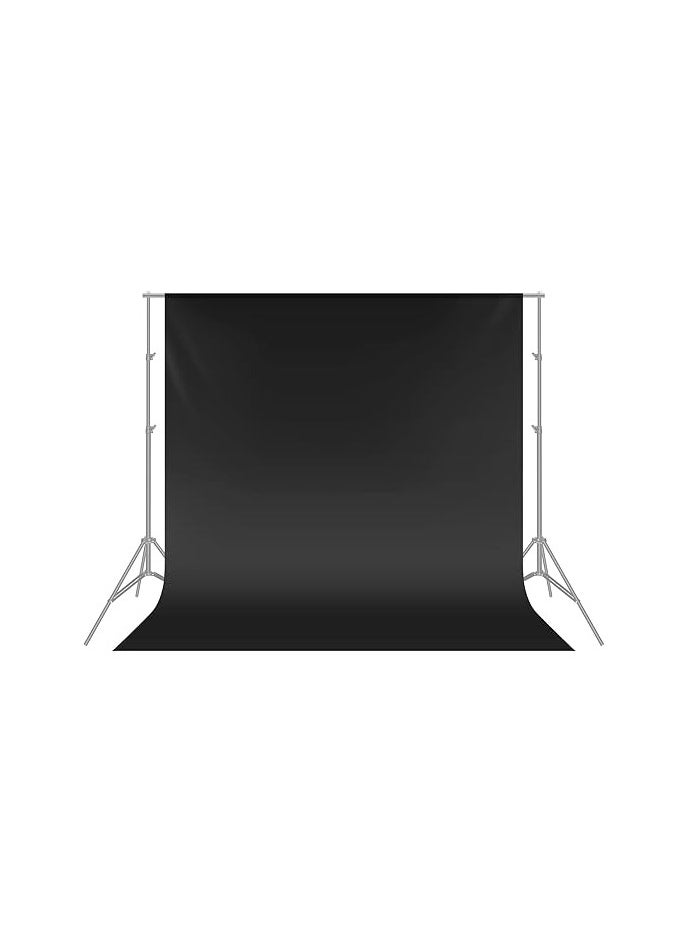 NEEWER 6x9 feet/1.8x2.8m Photo Studio 100% Pure Polyester Collapsible Backdrop Background for Photography, Video and Television (Backdrop Only) - Black