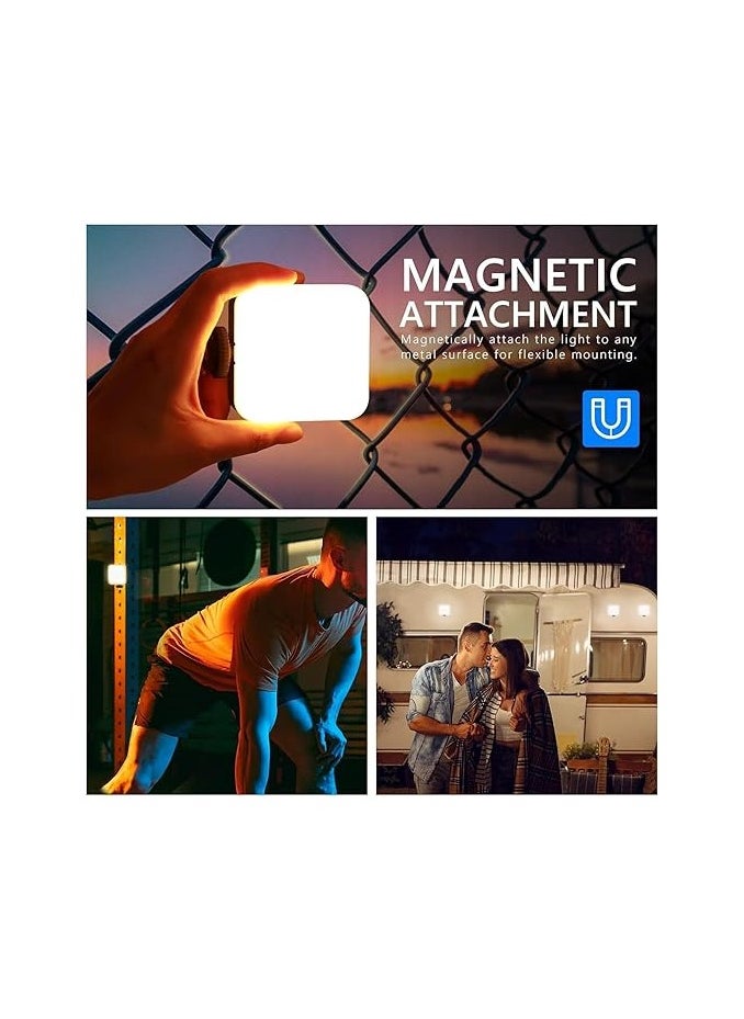NEEWER Magnetic RGB Video Light, 360° Full Color RGB61 LED Camera Light with 3 Cold Shoe Mounts/CRI 97+/20 Scene Modes/2500K-8500K/2000mAh Rechargeable Portable Photography Selfie Light