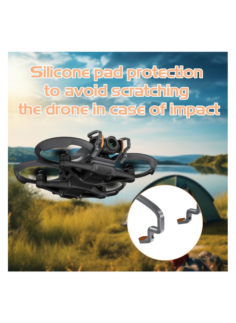 Aluminum Alloy Gimbal Bumper for DJI Avata 2 - Anti-Collision Camera Protection Guard Bar, Lightweight Lens Safety Bumper Compatible with DJI Avata 2 Accessories