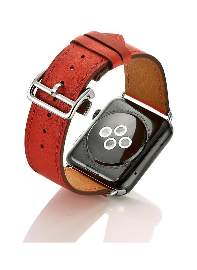Replacement Band For Apple Watch Series 1/2/3/4 44/42 mm Red