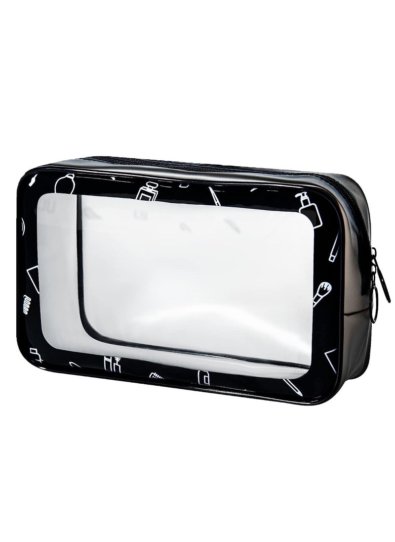Clear Travel Toiletry Bag, Make up Bag Clear Wash Bag Travel Cosmetic Bag Waterproof Toiletry Bags for Women, Women and Kids