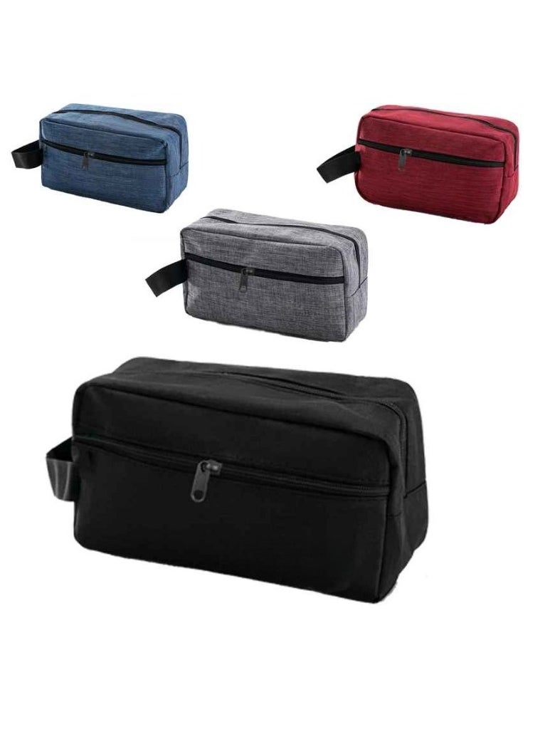 Travel Toiletry Bag, Portable Large-capacity Storage Bag, Easy To Carry Toiletry Cosmetics Bag With Handle, Lightweight Multi Functional Makeup Case, (1pc, Black)