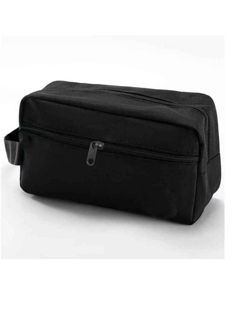 Travel Toiletry Bag, Portable Large-capacity Storage Bag, Easy To Carry Toiletry Cosmetics Bag With Handle, Lightweight Multi Functional Makeup Case, (1pc, Black)