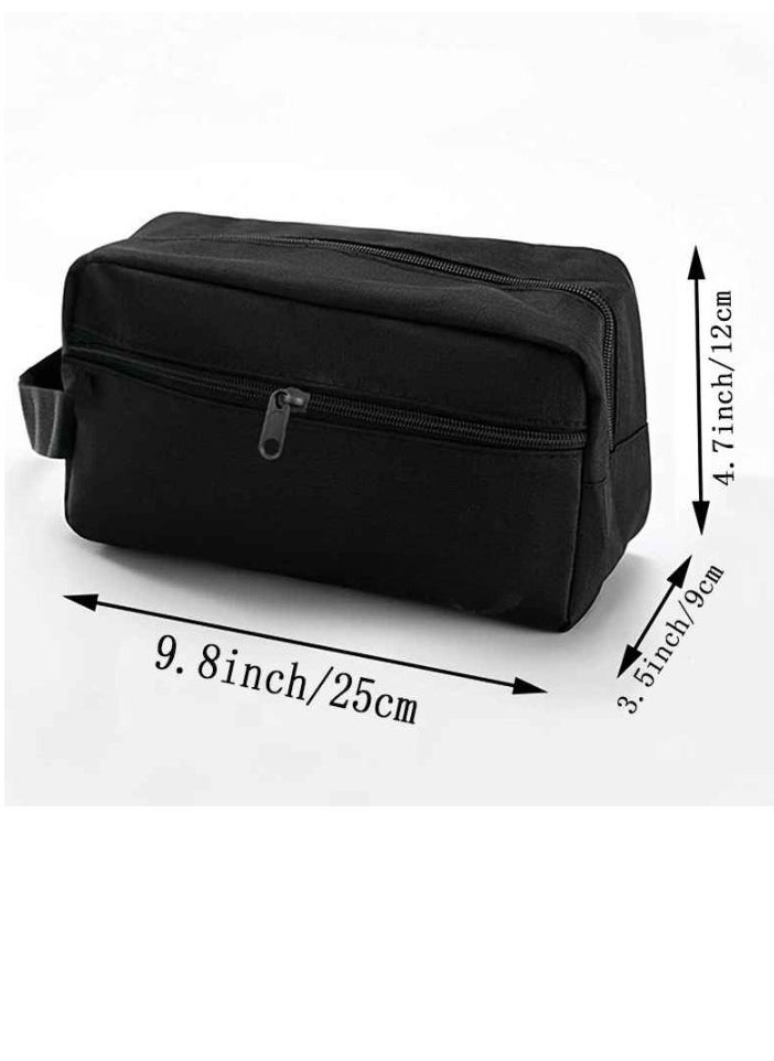 Travel Toiletry Bag, Portable Large-capacity Storage Bag, Easy To Carry Toiletry Cosmetics Bag With Handle, Lightweight Multi Functional Makeup Case, (1pc, Grey)