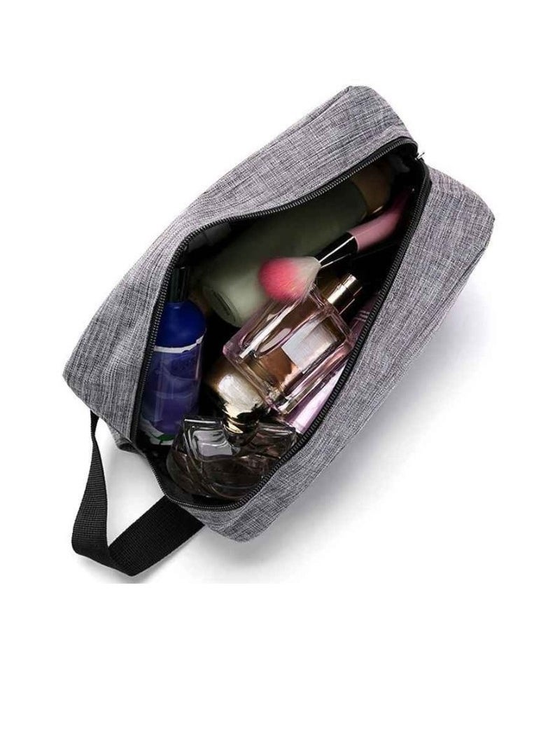 Travel Toiletry Bag, Portable Large-capacity Storage Bag, Easy To Carry Toiletry Cosmetics Bag With Handle, Lightweight Multi Functional Makeup Case, (1pc, Red)