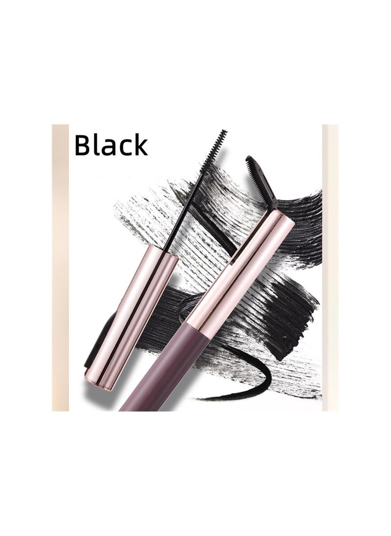 Black mascara with eyelash comb, Waterproof, Voluminous Eyelashes, Long Lasting Mascara Eye-Makeup, Catching Small Eyelashes, Smudge-proof, For Natural Lengthening And Thickening Effect (1 Pcs)