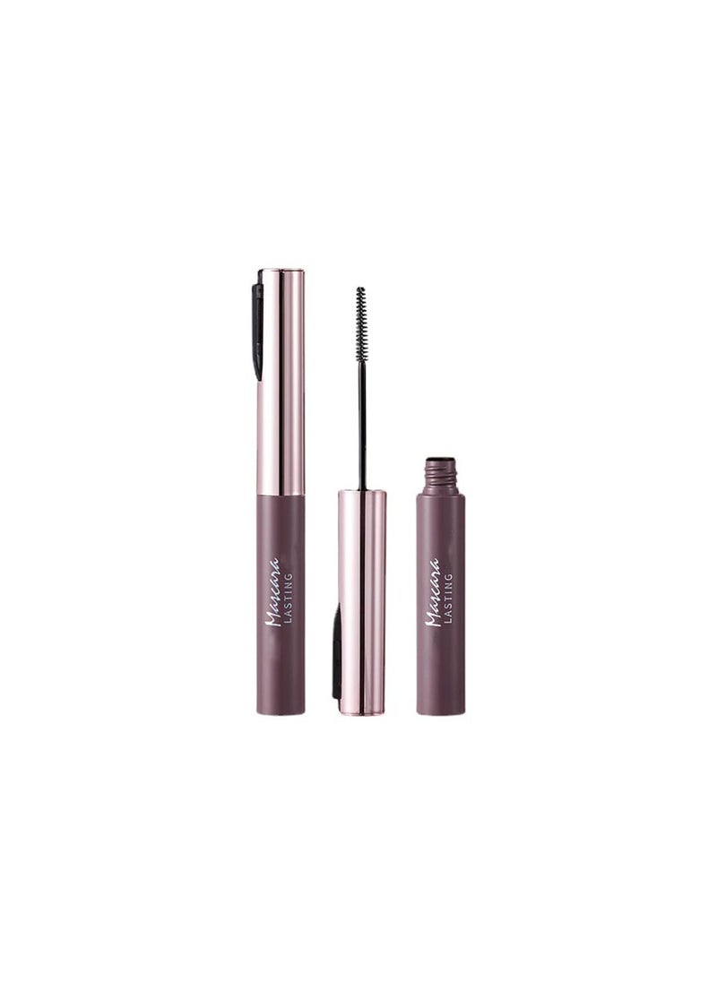 Black mascara with eyelash comb, Waterproof, Voluminous Eyelashes, Long Lasting Mascara Eye-Makeup, Catching Small Eyelashes, Smudge-proof, For Natural Lengthening And Thickening Effect (1 Pcs)