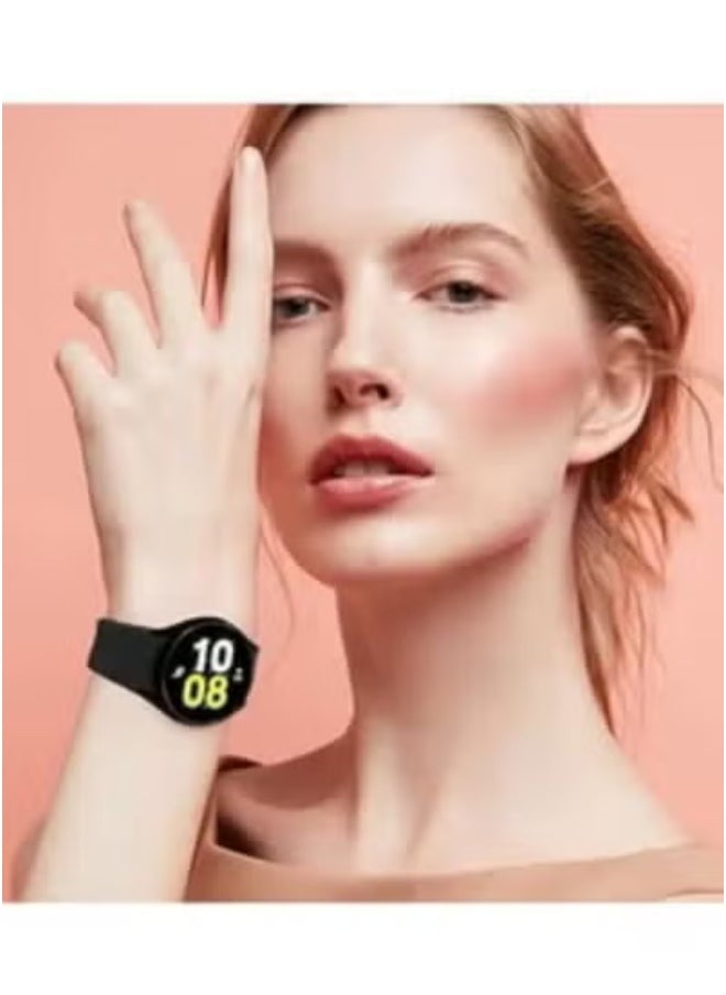 No Gap Silicone Sport Strap for Samsung Galaxy Watch 5 Pro (45mm), Galaxy Watch 5/6 (40mm, 44mm), Galaxy Watch 6 Classic (43mm, 47mm) – Adjustable, Comfortable, Durable Fitness Watch Band for Men & Women – Multiple Colors Available