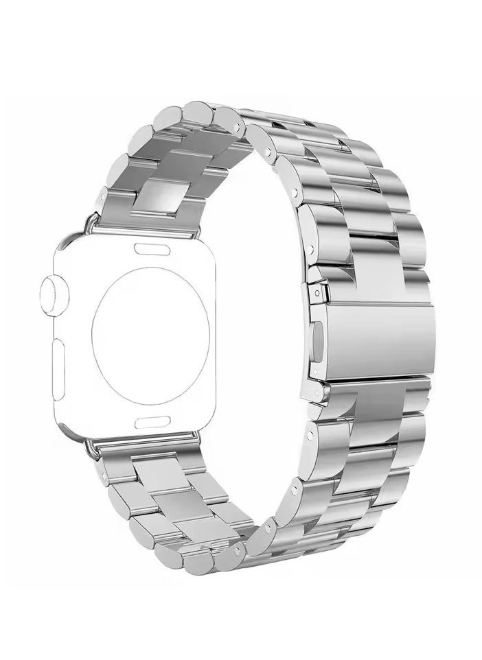 Ultra-thin metal watch strap for Apple Watch strap High quality stainless steel Apple Watch strap New style metal stainless steel iwatch strap Samsung Huawei GT watch strap