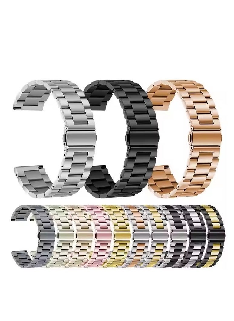 Ultra-thin metal watch strap for Apple Watch strap High quality stainless steel Apple Watch strap New style metal stainless steel iwatch strap Samsung Huawei GT watch strap