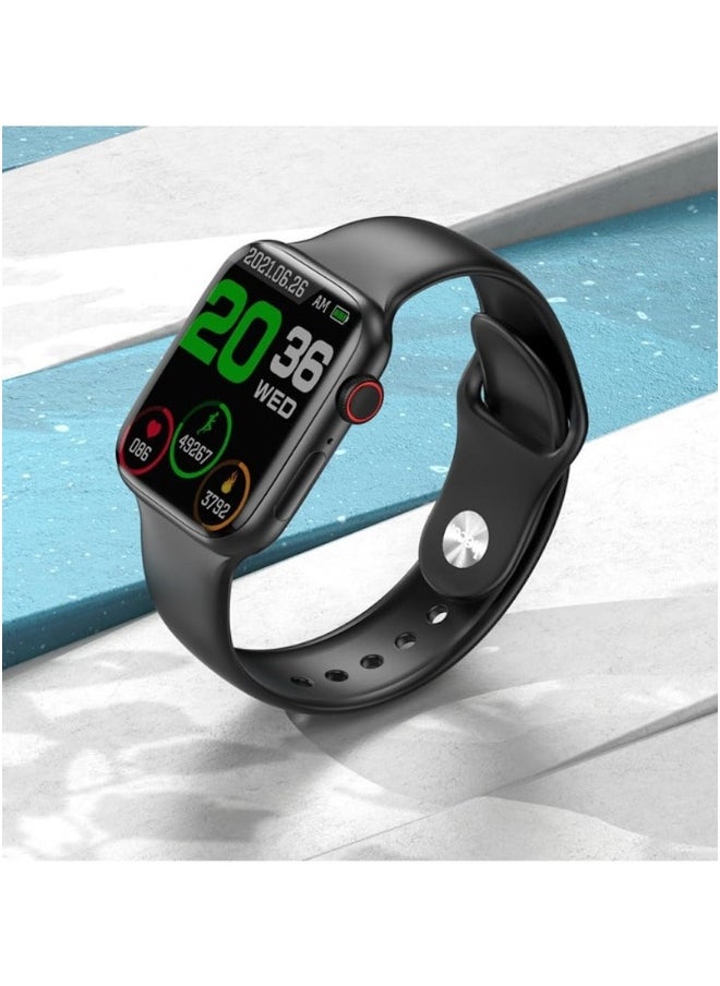 Smartwatch HOCO Y23 Sports Calling Edition – 2.02-inch Smooth Touch Screen, Bluetooth V5.0, Heart Rate & Sleep Monitoring, Physical Activity Tracker, Sedentary Reminder – Black Waterproof Fitness Smartwatch for Calls, Notifications, and Health Tracking