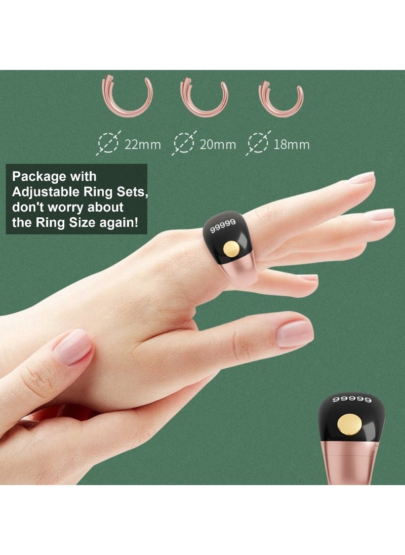 Lightweight Prayer Smart Ring, Lucky Ring, Tasbih Counter, Large Battery, OLED Display,Digital Watch Ring,Tasbeeh Beads Ring,Electronic rosary,Forgiveness Ring, Ramadan Gift,Eid al-Fitr,Daily Wear & Gift Giving,for Man & Women,TBSoon iQIBLA Zikr Ring