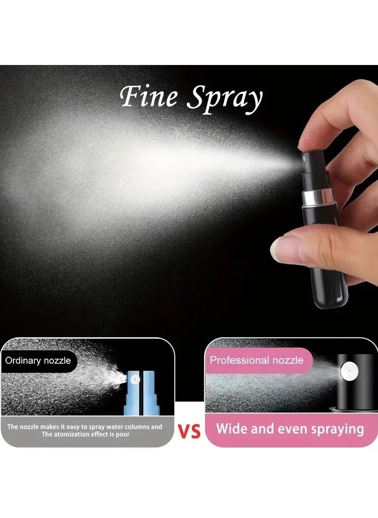 1PC  Refillable Mini Spray Bottle - 5ml, Cologne & Perfume Sub-Transfer Bottle, Small And Portable Size For Travel Or Convenient Storage, Beauty & Cosmetic Accessories