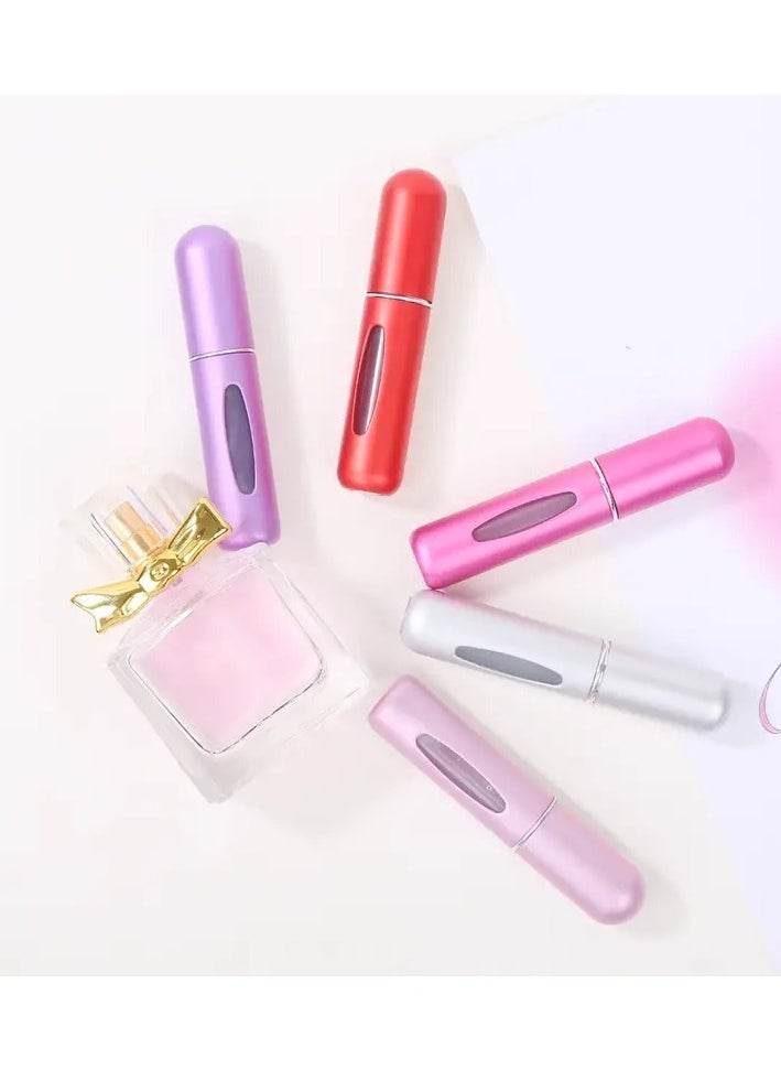1PC  Refillable Mini Spray Bottle - 5ml, Cologne & Perfume Sub-Transfer Bottle, Small And Portable Size For Travel Or Convenient Storage, Beauty & Cosmetic Accessories