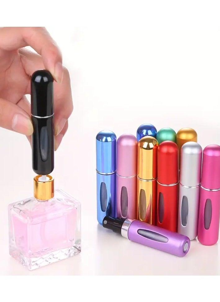 1PC  Refillable Mini Spray Bottle - 5ml, Cologne & Perfume Sub-Transfer Bottle, Small And Portable Size For Travel Or Convenient Storage, Beauty & Cosmetic Accessories