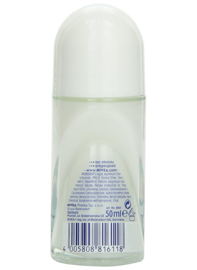 Nivea Dry Comfort Deodorant Roll-On, 1.7 Fluid Ounce (Pack of 2)