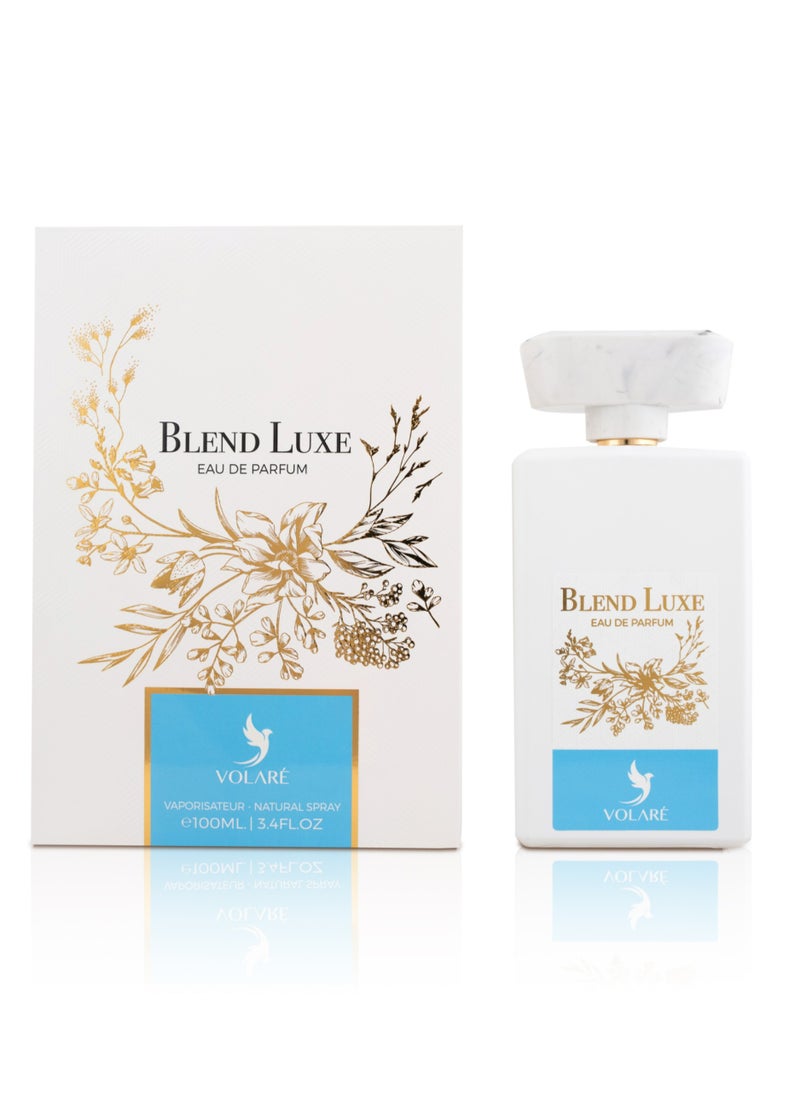 Blend Luxe Eau De Parfum for Women - 100ml | Sweet Vanilla & Musk Scent with Caramel & Honey
