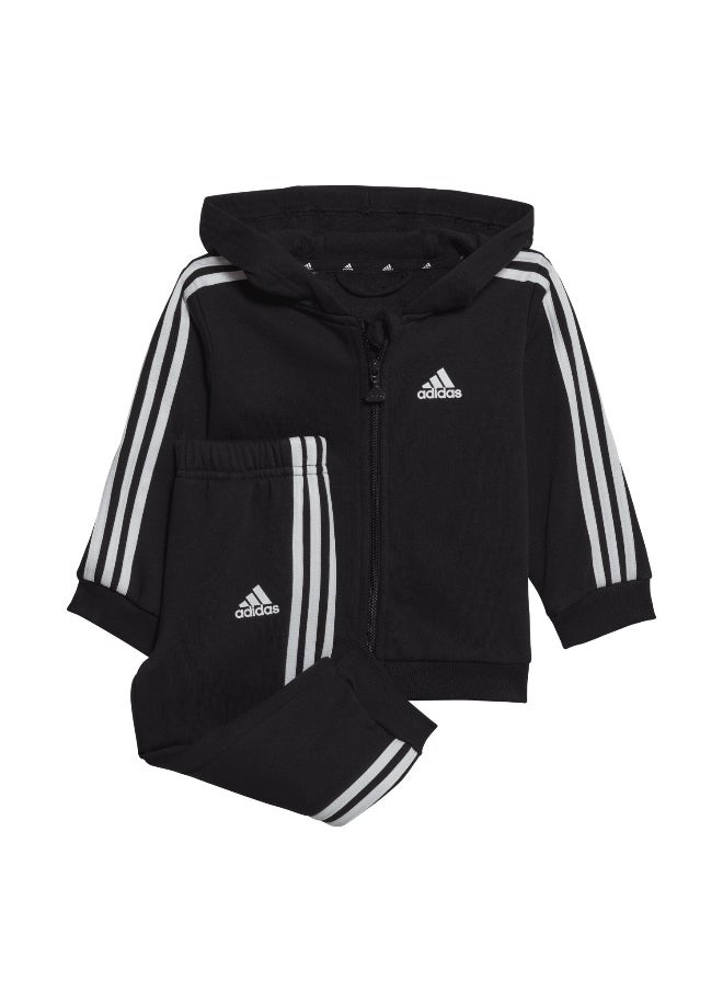 adidas I 3S Fz Fl Jog Black Training Suits 0-3M