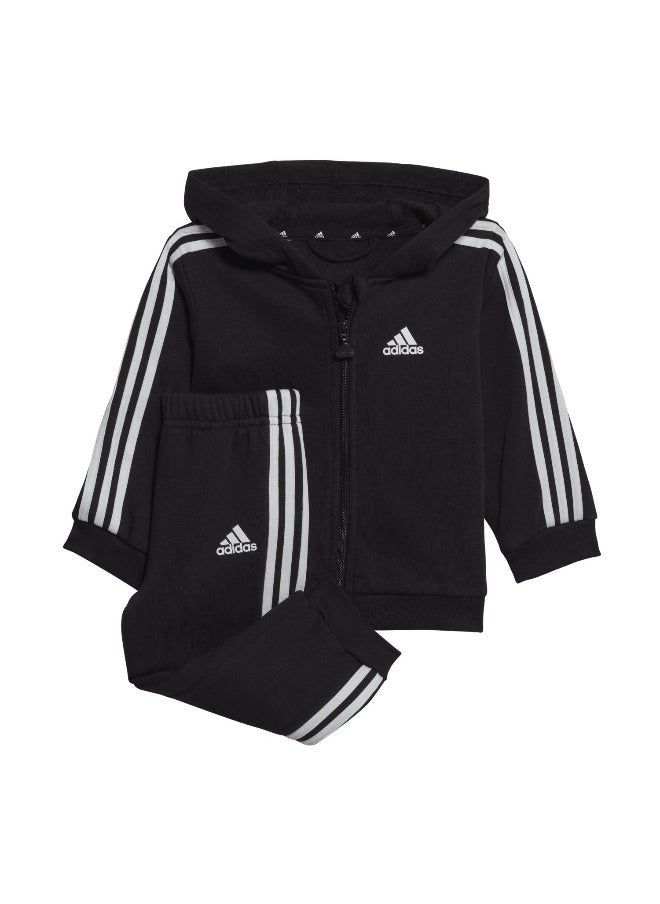 adidas I 3S Fz Fl Jog Black Training Suits 0-3M