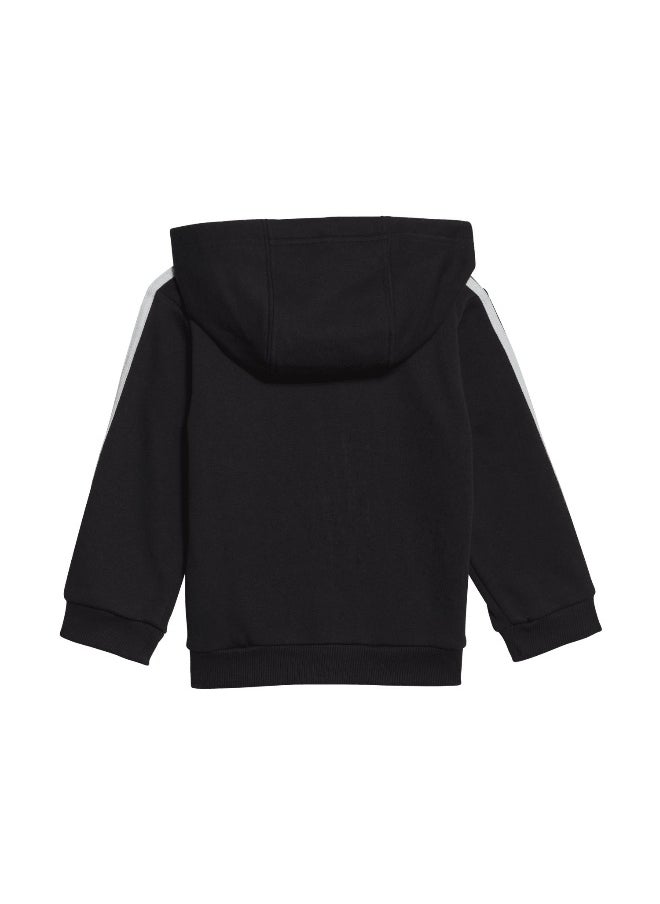 adidas I 3S Fz Fl Jog Black Training Suits 0-3M
