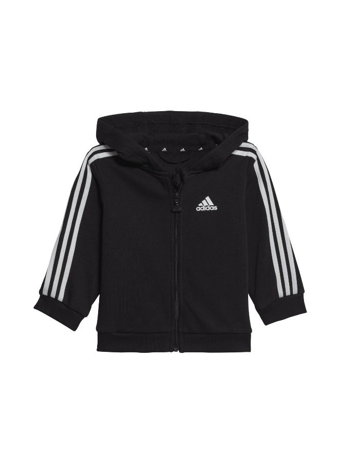 adidas I 3S Fz Fl Jog Black Training Suits 0-3M