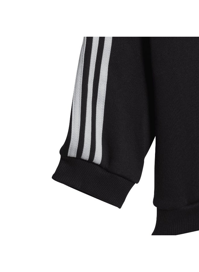 adidas I 3S Fz Fl Jog Black Training Suits 0-3M