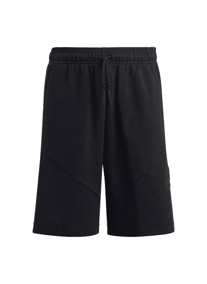 adidas U Fi Logo Sh Black Training Shorts 7-8Y