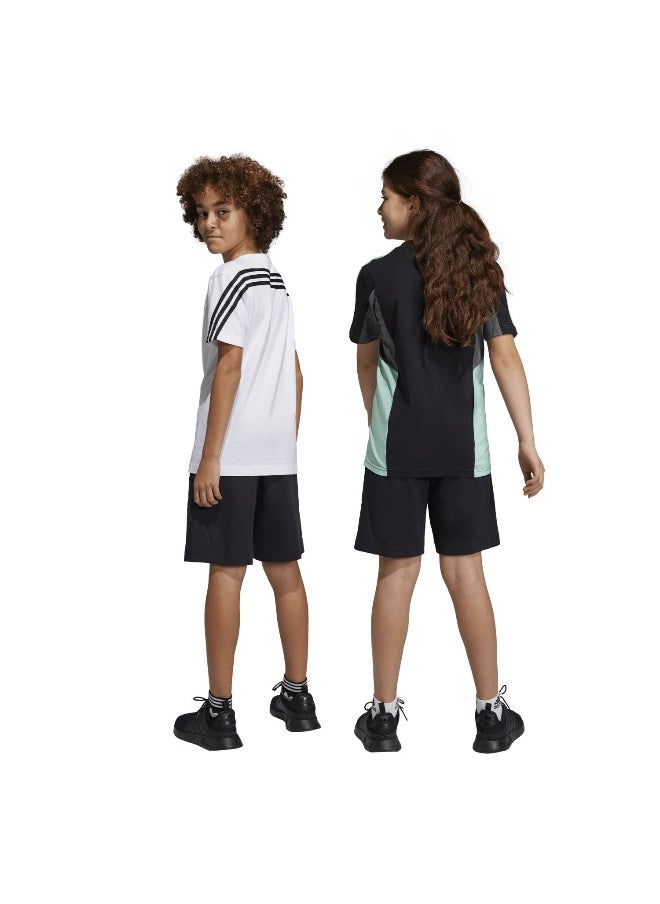 adidas U Fi Logo Sh Black Training Shorts 7-8Y