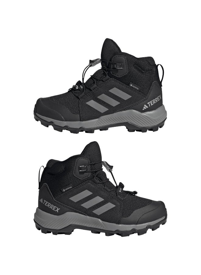 adidas Terrex Mid Gtx K Black Hiking Shoes 10K