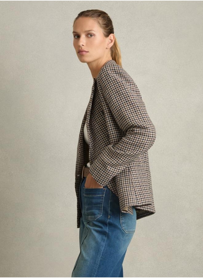 Db Textured Check Blazer