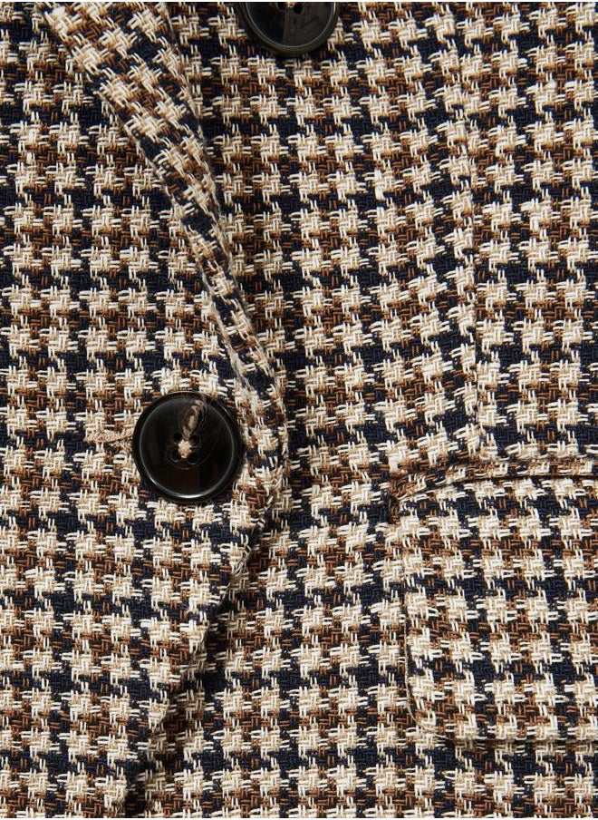 Db Textured Check Blazer