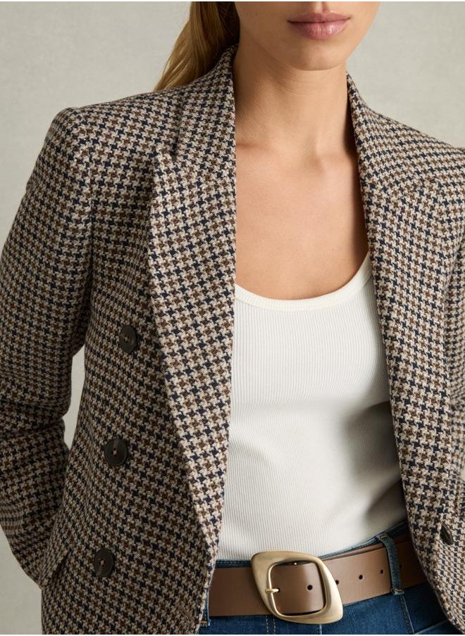 Db Textured Check Blazer