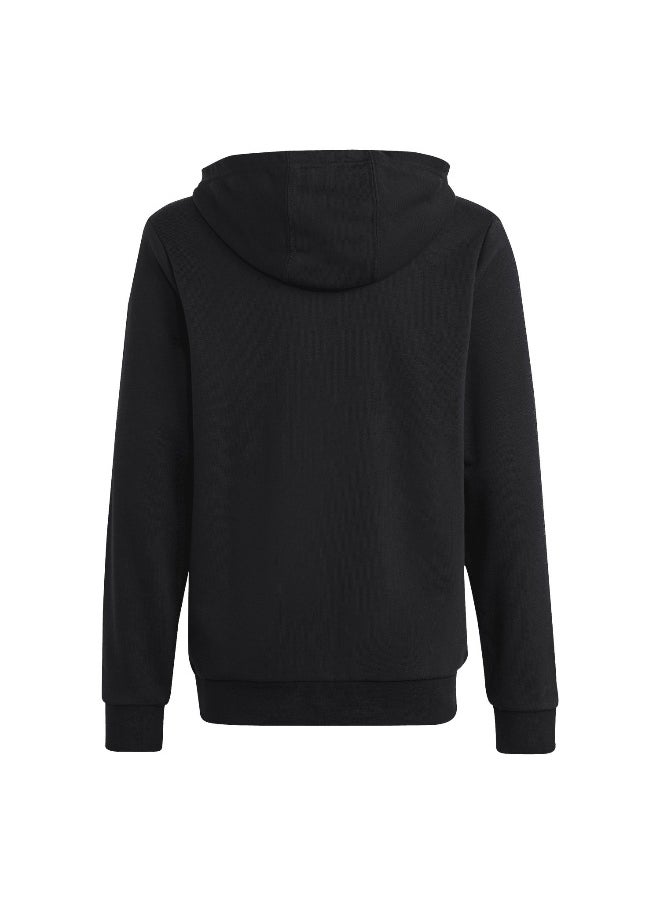 adidas U Bl Hoodie Black Training Sweatshirts 7-8Y