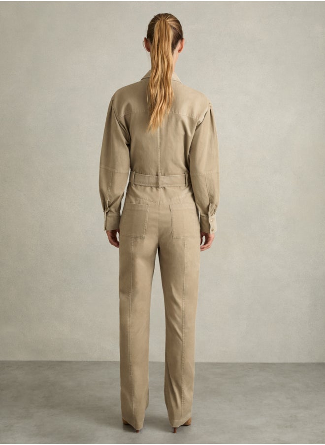 Tapered Jumpsuit