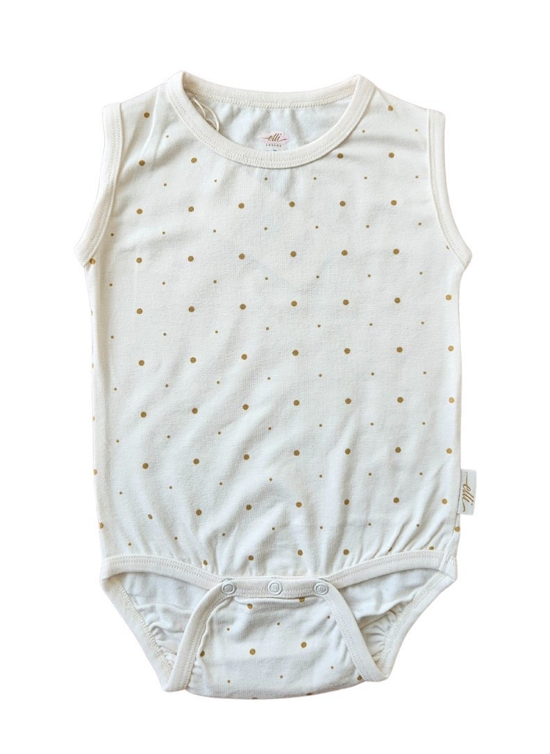 Bamboo Tank Body - Golden Dots