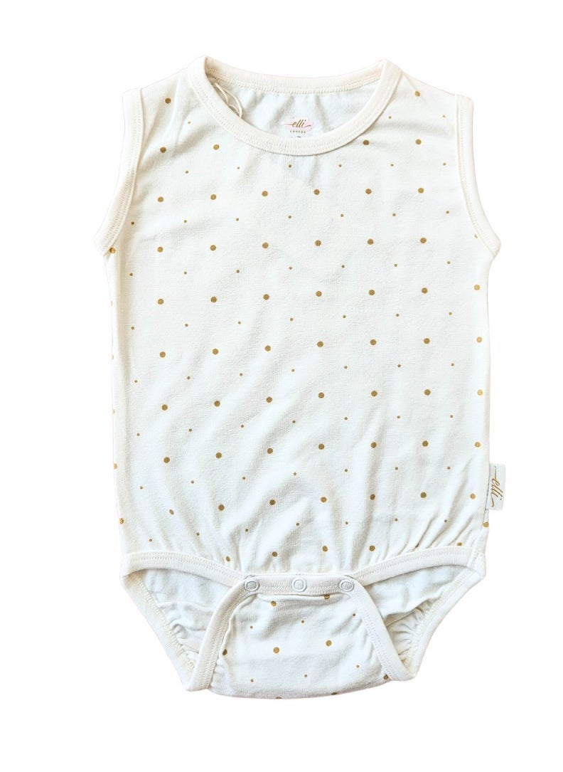 Bamboo Tank Body - Golden Dots