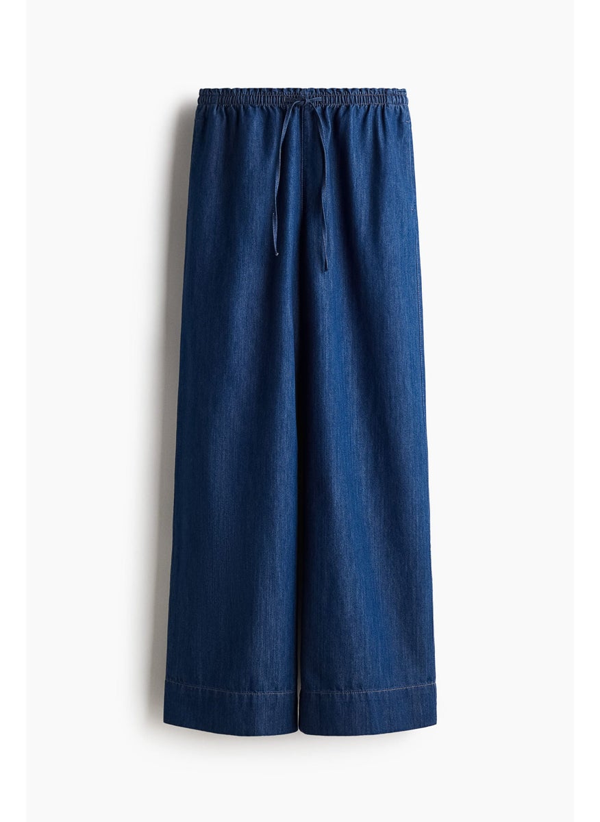 Denim Pull-On Trousers