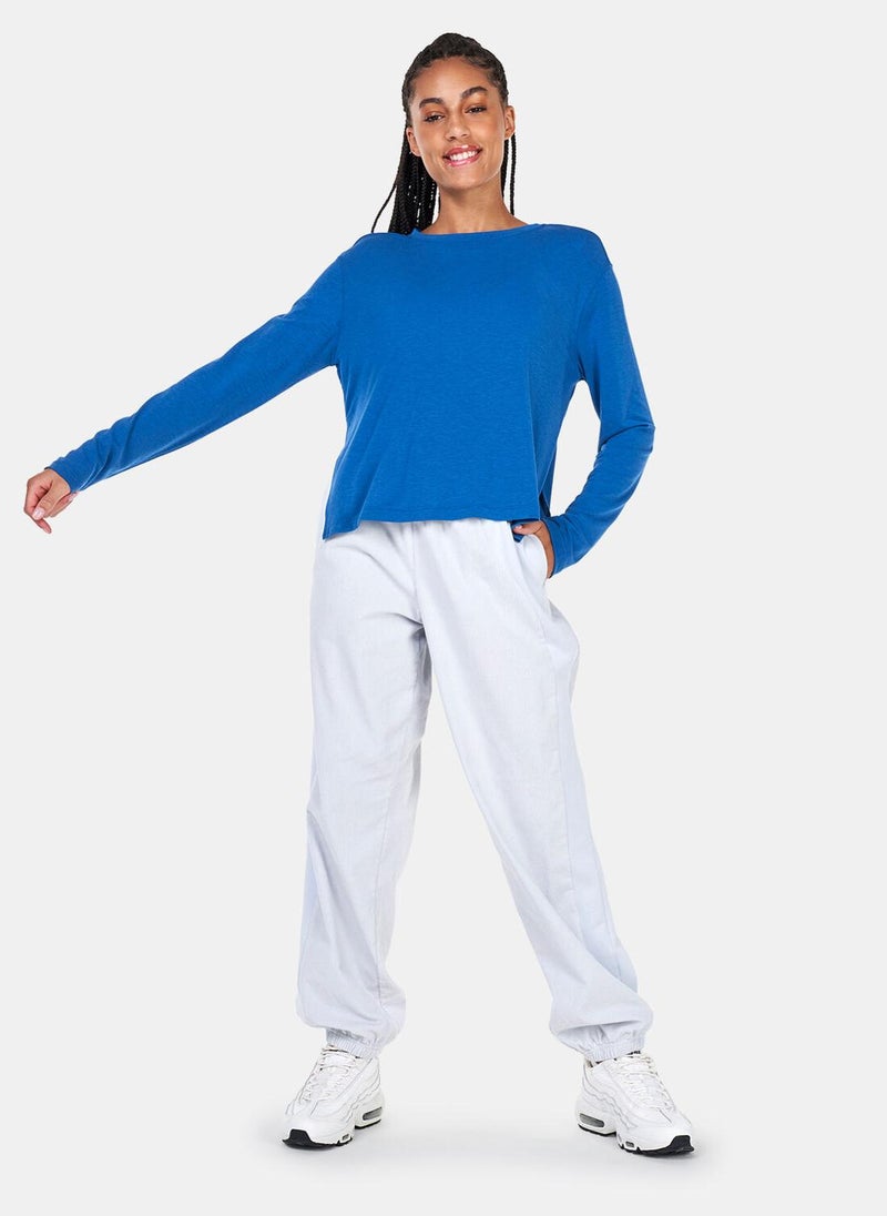 Women's High-Waisted Corduroy Fleece Pants