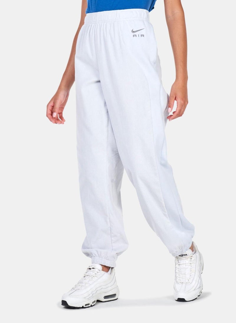 Women's High-Waisted Corduroy Fleece Pants