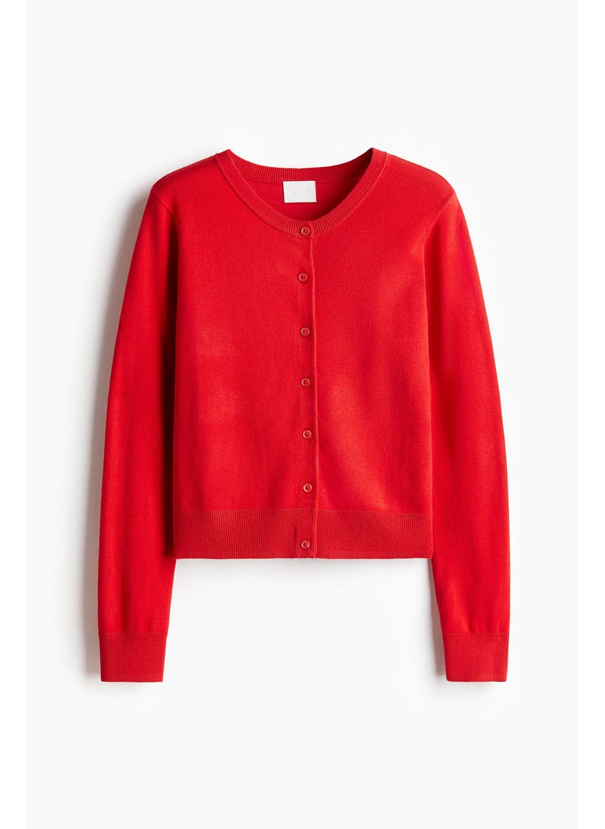 Fine-Knit Cardigan