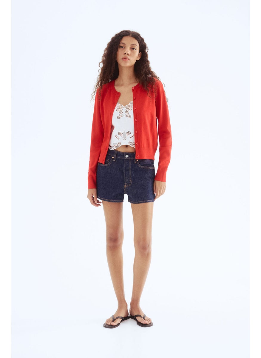 Fine-Knit Cardigan