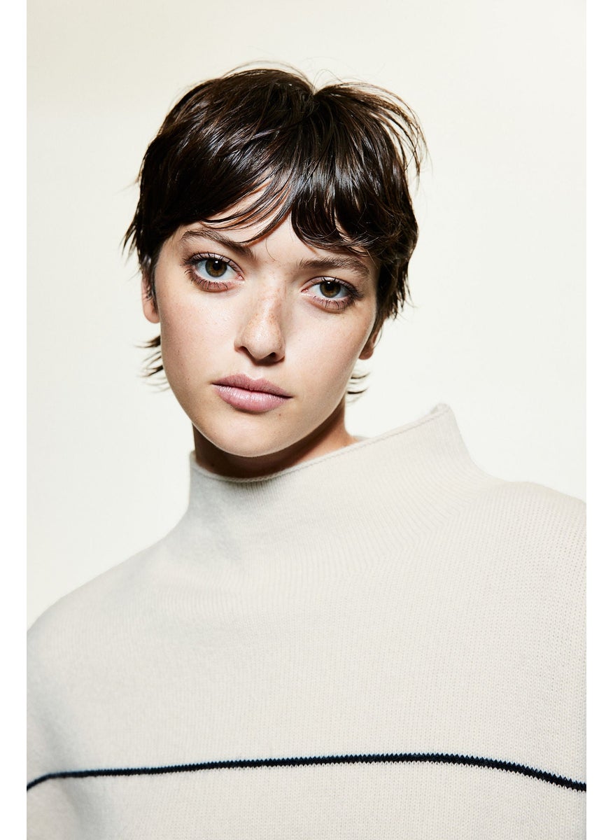 Wool-Blend Turtleneck Jumper