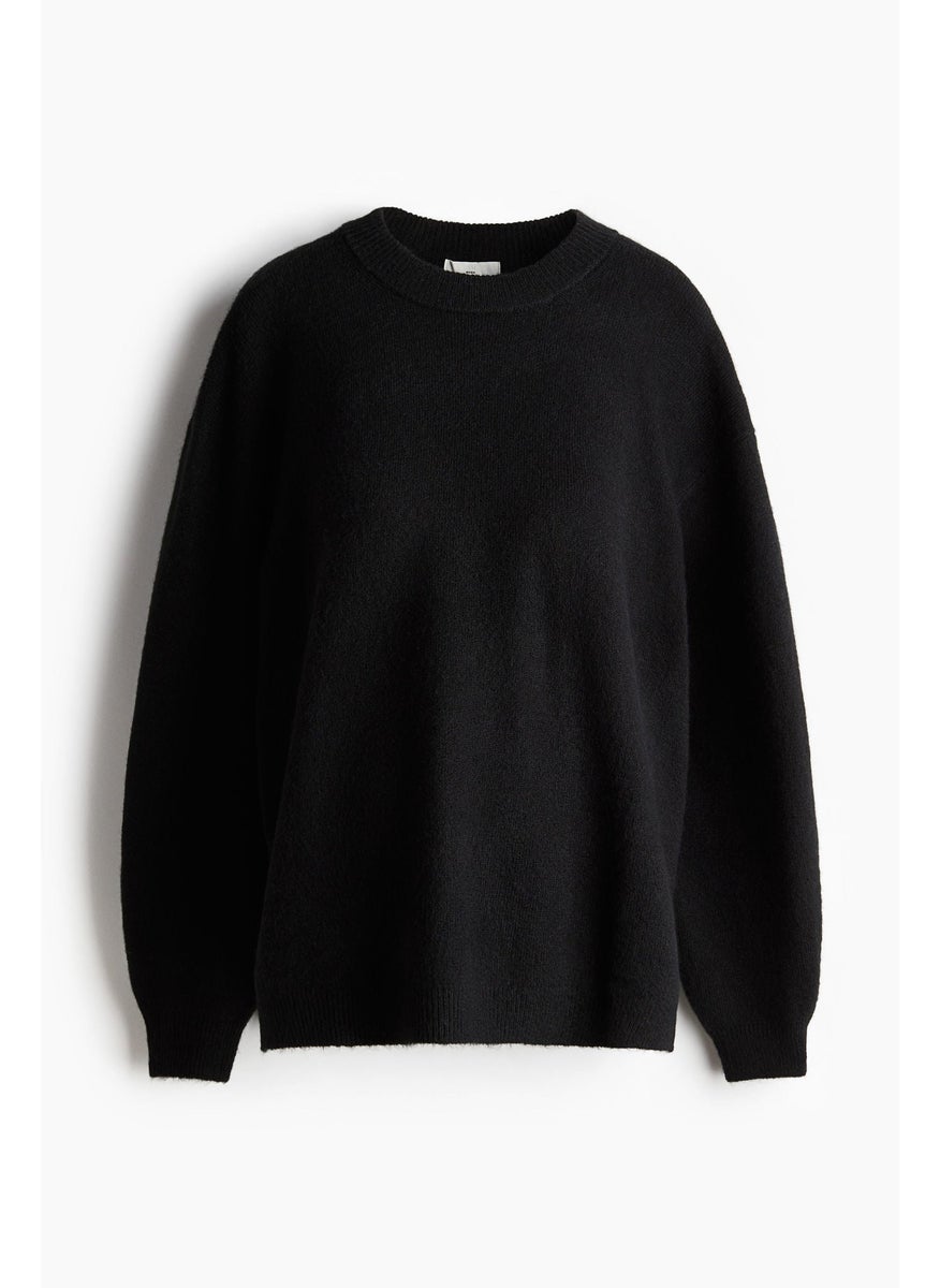 Mama Slit-Hem Jumper