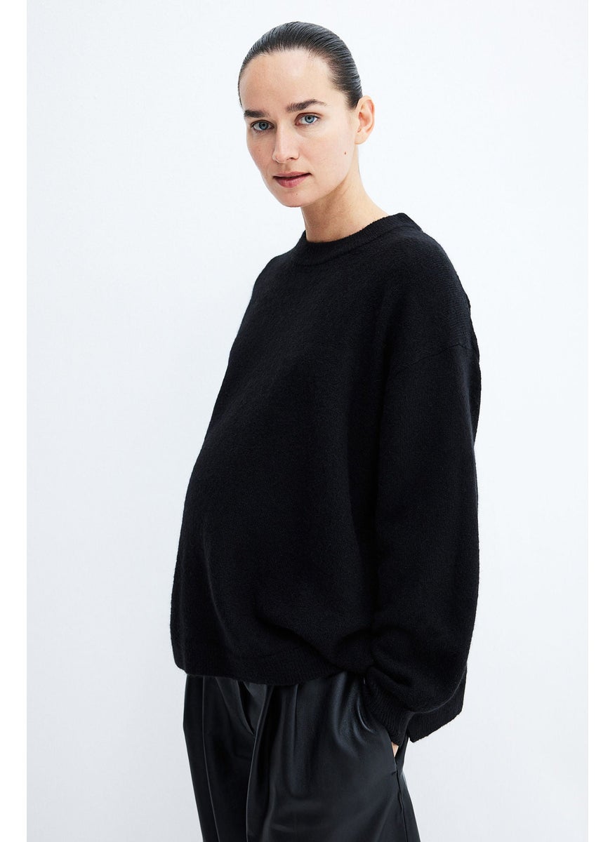 Mama Slit-Hem Jumper