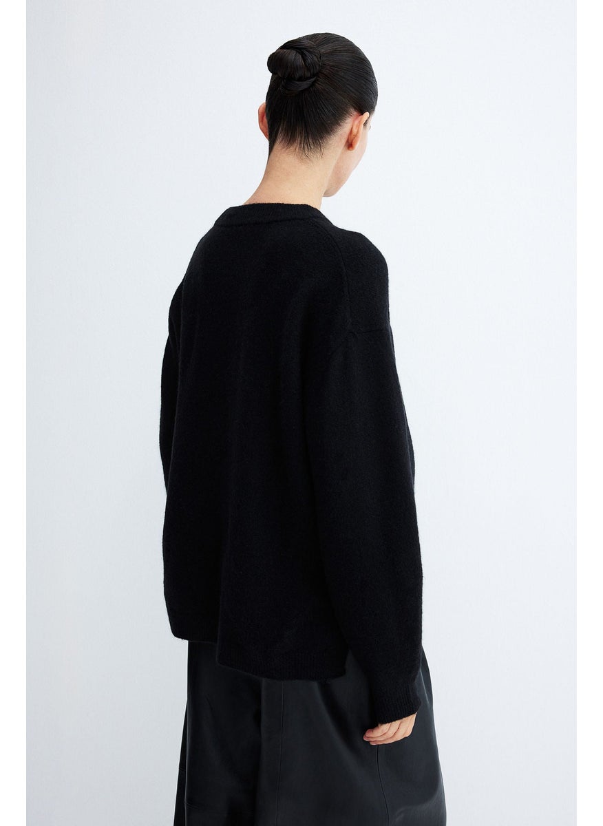 Mama Slit-Hem Jumper