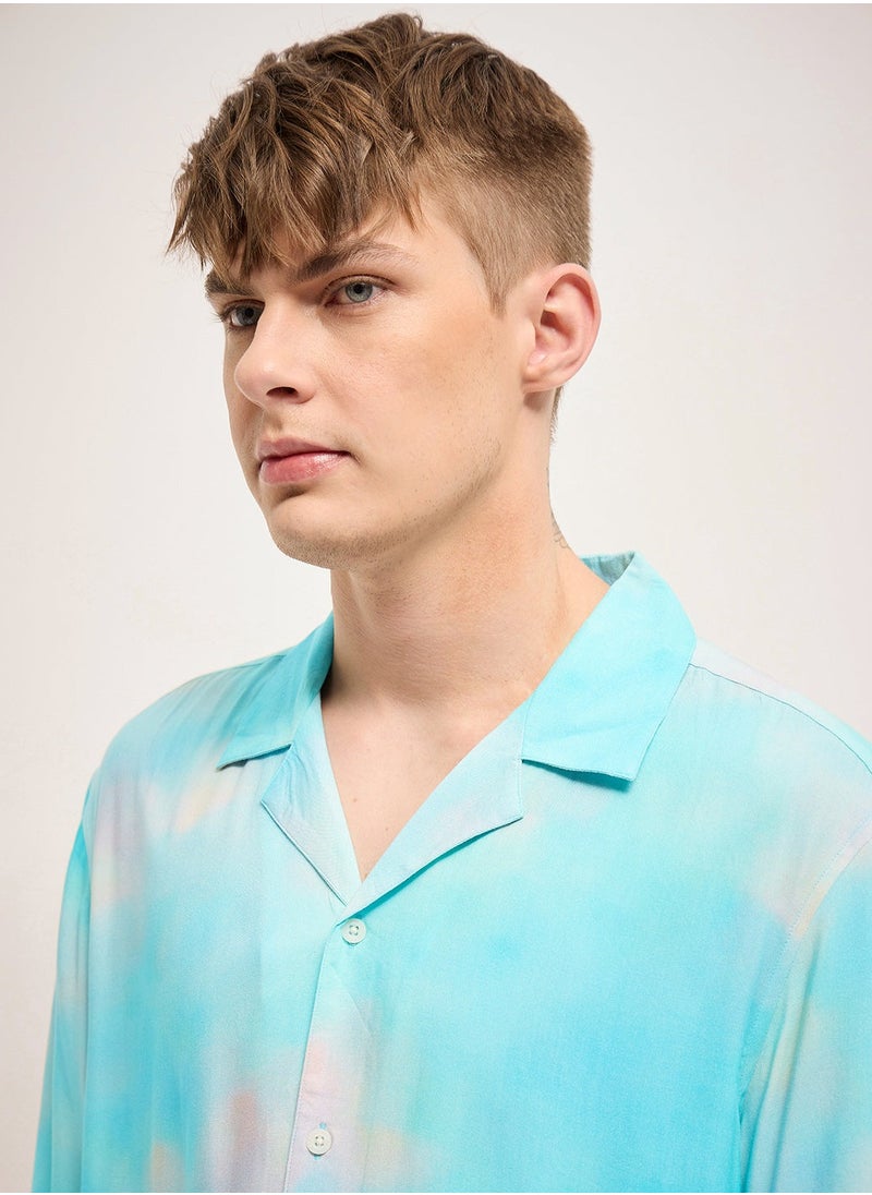 Rayon Shirt for Men | Slim Fit, Short Sleeve, Casual or Formal Button-Down | Soft, Breathable Fabric for Work, Everyday, & All-Season Wear in Stylish