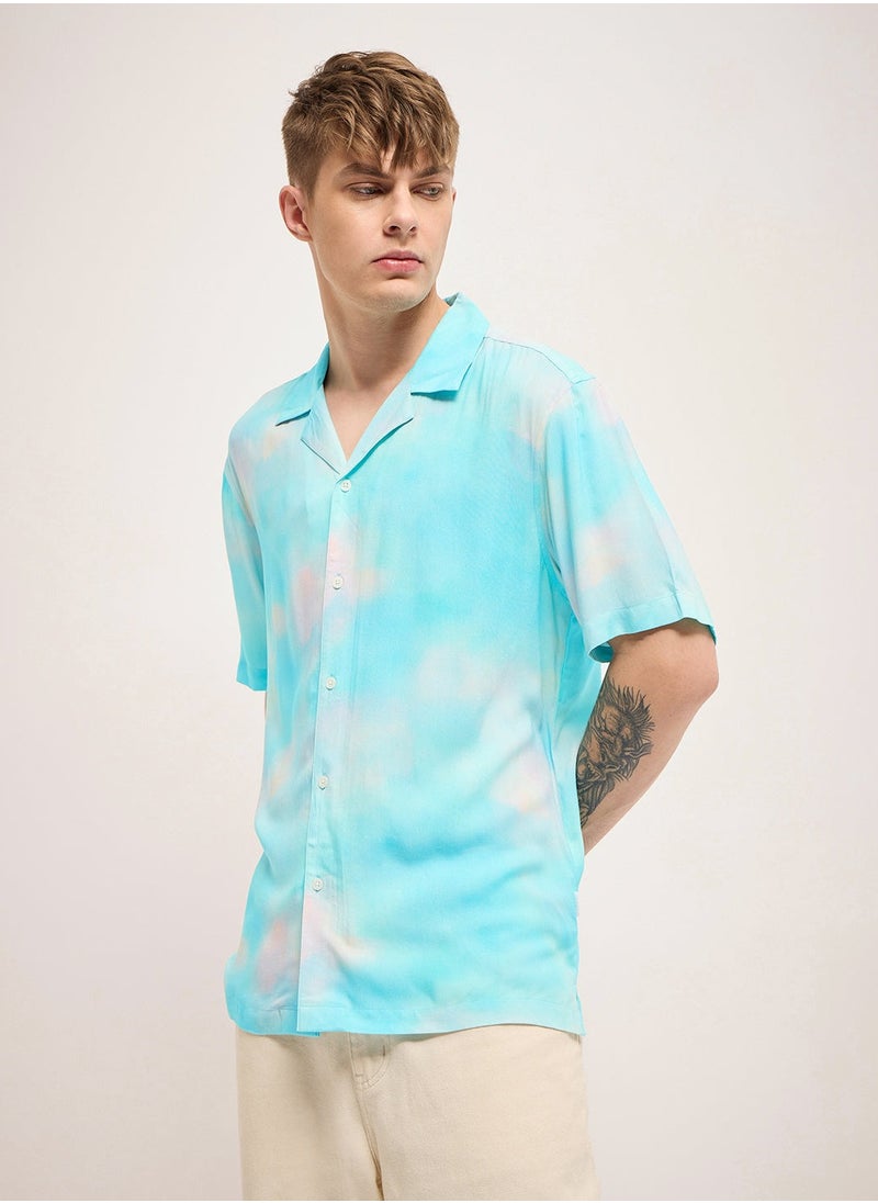 Rayon Shirt for Men | Slim Fit, Short Sleeve, Casual or Formal Button-Down | Soft, Breathable Fabric for Work, Everyday, & All-Season Wear in Stylish