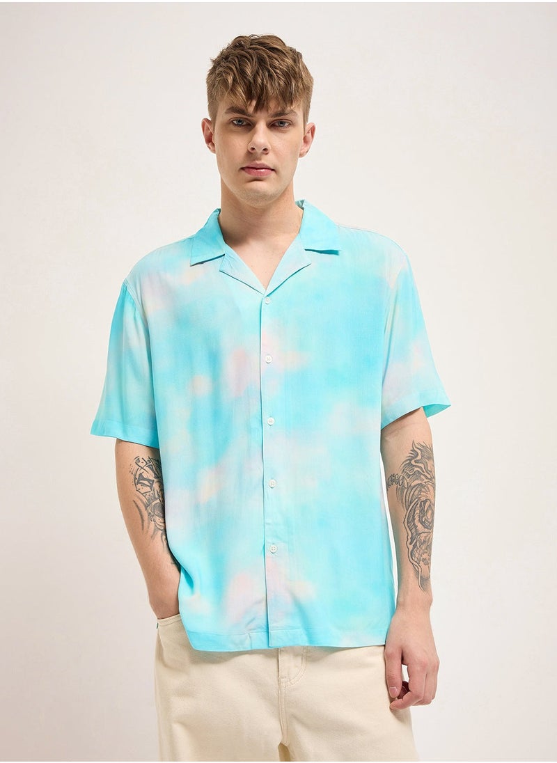 Rayon Shirt for Men | Slim Fit, Short Sleeve, Casual or Formal Button-Down | Soft, Breathable Fabric for Work, Everyday, & All-Season Wear in Stylish